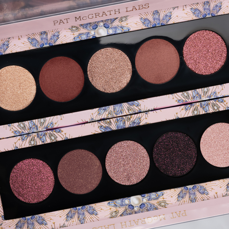 Pat McGrath Bijoux Brilliance Eyeshadow Palette Swatches (x4)
